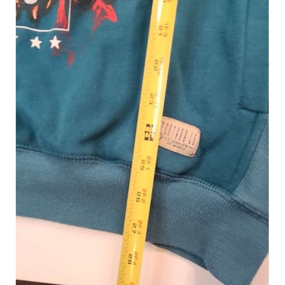 Entree LS Mens Greek Roman Statue and Fire Blue Pullover Sweatshirt Size L - Picture 6 of 10